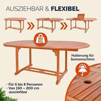 Tuinset Vanamo 7-delig Eucalyptushout FSC-gecertificeerd - thumbnail