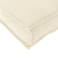 Pallet Kussen Set 2 pcs Crème 150 x 40 x 8 cm Oxford stof - thumbnail