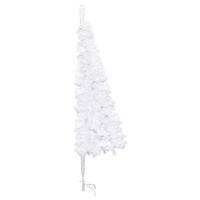 Kunstkerstboom hoek 240 cm PVC wit - thumbnail