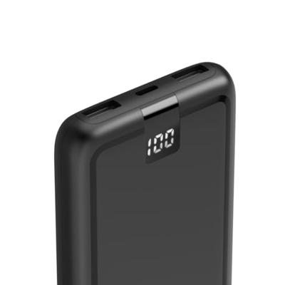 Hama Performance 10 Power Pack 10000 mAh 3 Outputs:USB-C 2x USB-A Powerbank Grijs - thumbnail