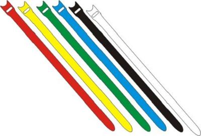 FASTECH® E7-2-131-B10 Klittenband kabelbinder Om te bundelen Haak- en lusdeel (l x b) 200 mm x 7 mm Blauw 10 stuk(s)