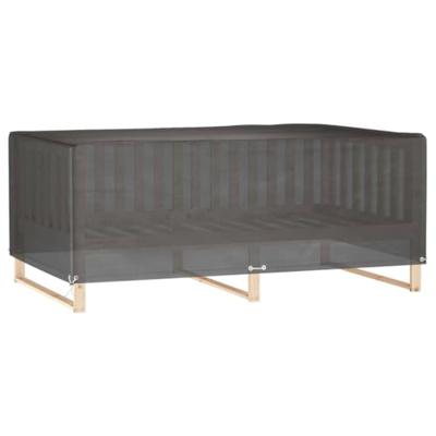 Tuinmeubelhoezen met 12 oogjes 2 st rechthoekig 227x152x65 cm