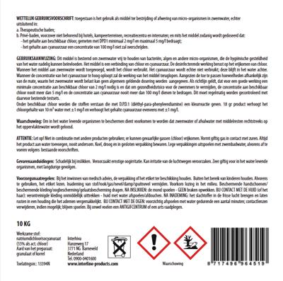 Interline shock 55 chloorgranulaat 10kg