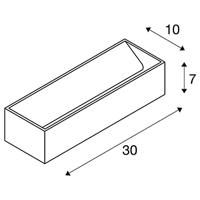 SLV Zwarte wandspotLogs In L - 1002842 - thumbnail