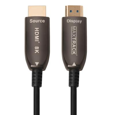 Maxtrack C 507-50 ML HDMI-kabel HDMI Aansluitkabel HDMI-A-stekker, HDMI-A-stekker 50.00 m Zwart 8K UHD Maxtrack C 507-50 ML HDMI-kabel HDMI Aansluitkabel HDMI-A-stekker, HDMI-A-stekker 50.00 m Zwart 8K UHD