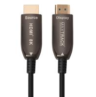 Maxtrack C 507-30 ML HDMI-kabel HDMI Aansluitkabel HDMI-A-stekker, HDMI-A-stekker 30.00 m Zwart 8K UHD - thumbnail