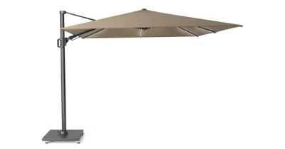 Platinum Sun & Shade | Zweefparasol Challenger T² Glow 300 x 300 cm | Taupe Platinum Sun & Shade | Zweefparasol Challenger T² Glow 300 x 300 cm | Taupe