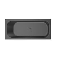 Xenz Aruba Ligbad - 180x80x48 - afvoer Midden - acryl - ebony 6891-29 - thumbnail