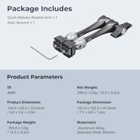 SmallRig HawkLock H21 Quick Release Rosette Magic Arm (11") 4489 - thumbnail