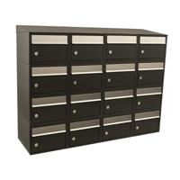 Stoer! Brickset 4-Breed, 4-Hoog Met Dak Zwart - 40215070_4x4d - thumbnail