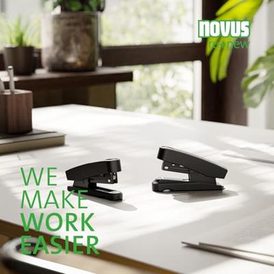 Novus Office NOVUS B10 FC PRO re+new schwarz 020-1958 Platte nietmachine Zwart Novus Office NOVUS B10 FC PRO re+new schwarz 020-1958 Platte nietmachine Zwart
