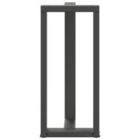 Bartafelpoten 2 st T-vormig 40x35x(90-91) cm staal antraciet - thumbnail