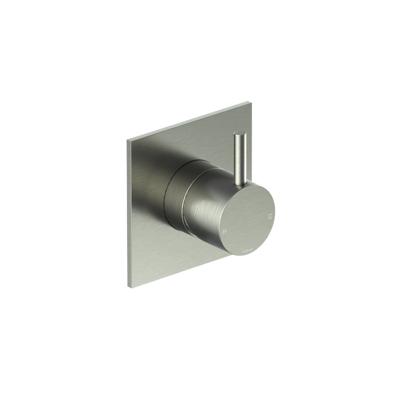 Inbouw Douchemengkraan Hotbath Cobber 1-hendel Vierkant Geborsteld Nikkel