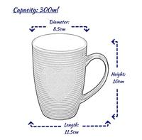 Mok ribbel 300ml - thumbnail