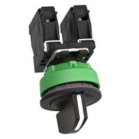 Schneider Electric XB5FJ33 XB5FJ33 Keuzeschakelaar Knevel Zwart 1 stuk(s) - thumbnail