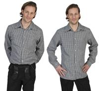 Blouse zwart/wit - thumbnail