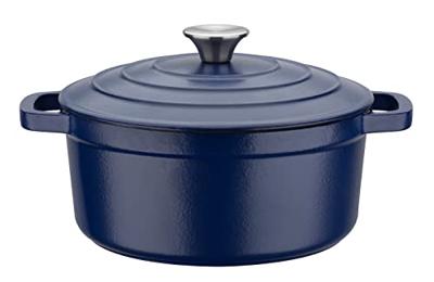 GSW - Blue Magic - Soeppan - Ø 20 cm - Gietijzer - Blauw - Alle warmtebronnen inclusief inductie