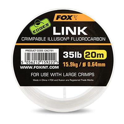 Fox Edges Link Illusion Fluorocarbon 20m 0.53 mm 25 lbs
