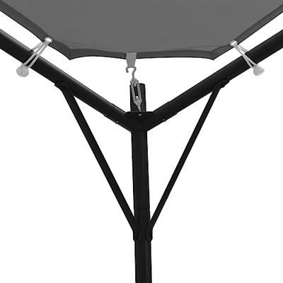 VidaXL Prieel 4x4 m antraciet