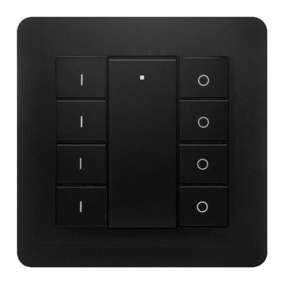 Draadloze schakelaar Zigbee 4 groepen Zwart