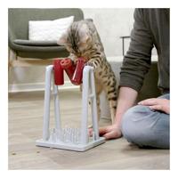 TRIXIE CAT ACTIVITY TURN AROUND DENKSPEL WIT / BLAUW 22X33X18 CM - thumbnail