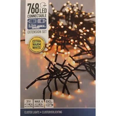 Koppelverlichting 768 LED extra warm wit 5.5 meter 31 Volt Nampook - Nampook