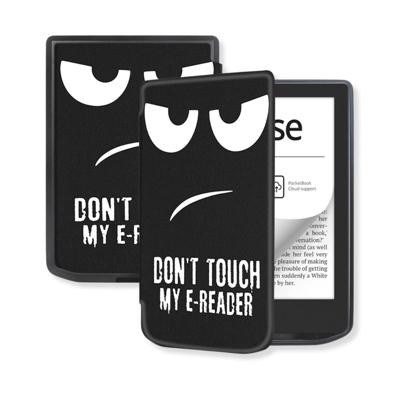 Lunso PocketBook Verse / Verse Pro / Verse Color Slim hard case hoes (6 inch) - sleepcover - Don't Touch Lunso PocketBook Verse / Verse Pro / Verse Color Slim hard case hoes (6 inch) - sleepcover - Don't Touch