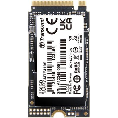 Transcend 256 GB M.2 SSD harde schijf PCIe NVMe 4.0 x4 Retail TS256GMTE410S