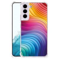 Shockproof Case voor Samsung Galaxy S22 Regenboog - thumbnail