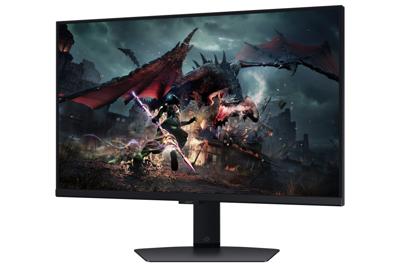 Samsung Odyssey G50D QHD Gaming Monitor, 27 inch, scherm met Fast IPS-paneel, 2.560 x 1.440 pixels, AMD FreeSync, vernieuwingssnelheid 180 Hz, responstijd 1 ms (G/G)