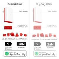 Twelve South PlugBug Travel oplader EU/UK (50W) - Multi Color - thumbnail