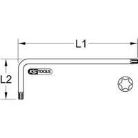 KS Tools 151.2342 Haakse schroevendraaier T 7 - thumbnail