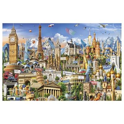 Puzzel Educa Europe Minature 1000 Onderdelen - thumbnail