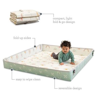 Opvouwbare schuimrubberen mat - INFANTINO ecru