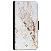 iPhone 12 flipcase - Marmer goud - thumbnail