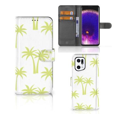 OPPO Find X5 Pro Hoesje Palmtrees OPPO Find X5 Pro Hoesje Palmtrees