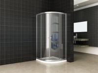 ACTIE Wiesbaden Douchecabine | Kwartrond 80x80x190cm | 5mm Helder Glas - thumbnail