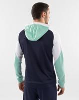 JAKO 6770 Sweater Met Kap Dynamic - Marine/Wit/Munt - L - thumbnail