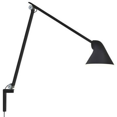 Louis Poulsen NJP Wall Long Wandlamp - 2700K - Zwart