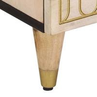 Tv-meubel 80x33x46 cm massief mangohout - thumbnail