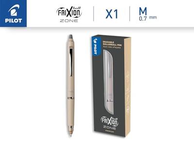 Pilot Frixion Ball Zone gelroller, uitwisbaar, medium punt, 0,7 mm, in giftbox, beige