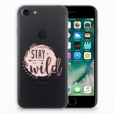 iPhone SE 2022 | SE 2020 | 8 | 7 Telefoonhoesje met Naam Boho Stay Wild iPhone SE 2022 | SE 2020 | 8 | 7 Telefoonhoesje met Naam Boho Stay Wild