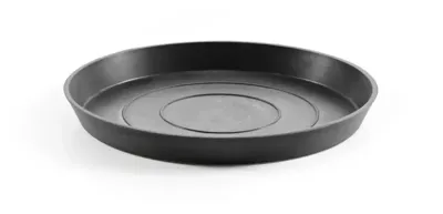 Ecopots Saucer Rond Donkergrijs Ø21 x H2,5 cm