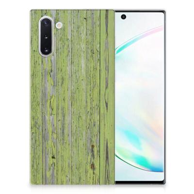 Samsung Galaxy Note 10 | Bumper Hoesje | Green Wood Samsung Galaxy Note 10 | Bumper Hoesje | Green Wood