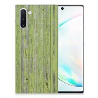 Samsung Galaxy Note 10 | Bumper Hoesje | Green Wood - thumbnail