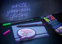 Faber Castell Fineliner Grip 0,4mm - etui 5 stuks Neon - thumbnail