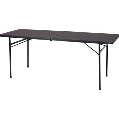 Campingtafel Inklapbaar Zwart 182x68cm