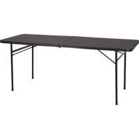 Campingtafel Inklapbaar Zwart 182x68cm - thumbnail