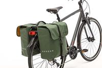 Dubbele fietstas New Looxs Odense Double Racktime 39 liter 34 x 16 x 38 cm (x2) - groen - thumbnail