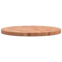 Tafelblad rond 70x4 cm massief beukenhout - thumbnail